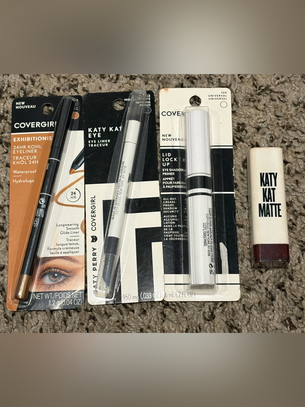 COVERGIRL Eye & Lip Makeup Assortment - Black, White, Brown